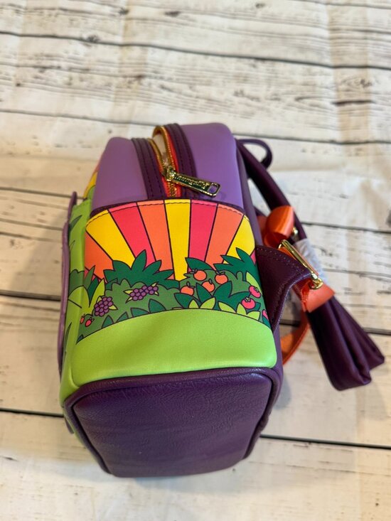 Disney Parks Loungefly 2024 Epcot Food & Wine Festival Figment Mini Backpack main image 4